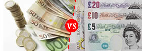 Euro vs Pound Currency