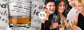 Alcoholic vs Social Drinker