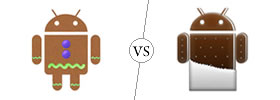 Android Gingerbread vs Ice Cream Sandwich