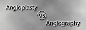 Angioplasty vs Angiography