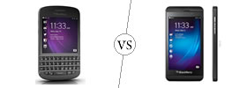 Blackberry Q10 vs Blackberry Z10