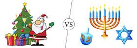 Christmas vs Hanukkah