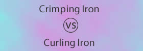 Crimping Iron vs Curling Iron