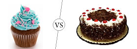 Cupcake vs Cake