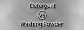Detergent vs Washing Powder