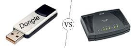 Dongle vs Modem