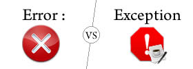 Error vs Exception
