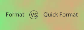 Format vs Quick Format
