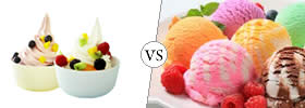 Frozen Yogurt vs Ice Cream
