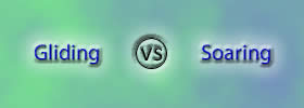 Gliding vs Soaring
