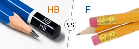 HB vs F Pencil