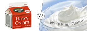 Heavy Cream vs Whipping Cream