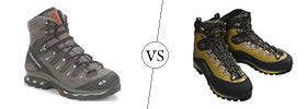 Hiking Boots vs Mountaineering Boots