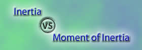 Inertia vs Moment of Inertia