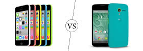 iPhone 5C vs Moto X iPhone 5C vs Moto X