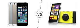iPhone 5S vs Nokia Lumia 1020 iPhone 5S vs Nokia Lumia 1020