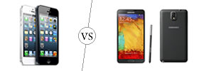 iPhone 5S vs Samsung Galaxy Note 3