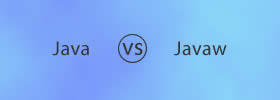 Java vs Javaw