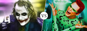 Joker vs Riddler in Batman