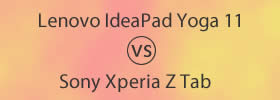 Lenovo IdeaPad Yoga 11 vs Sony Xperia Z Tab