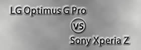 LG Optimus G Pro vs Sony Xperia Z