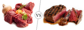 Meat vs Steak