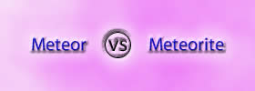 Meteor vs Meteorite
