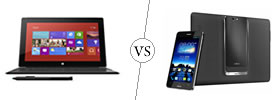 Microsoft Surface RT vs Asus Padfone Infinity