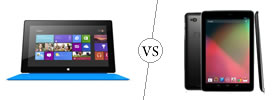Microsoft Surface RT vs Nexus 10