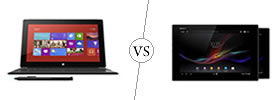 Microsoft Surface RT vs Sony Xperia Z Tab