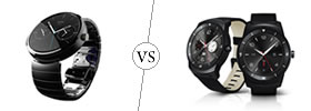 Motorola Moto 360 vs LG G Watch R