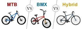 MTB vs BMX vs Hybrid Cycle