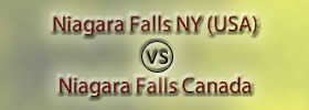 Niagara Falls NY (USA) vs Niagara Falls Canada