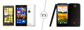Nokia Lumia 925 vs HTC One X+