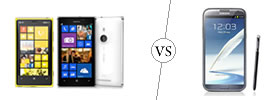 Nokia Lumia 925 vs Samsung Galaxy Note II