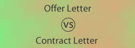Offer Letter vs Contract Letter