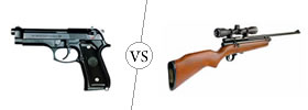 Pistol vs Rifle