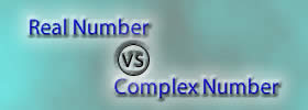 Real Number vs Complex Number