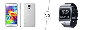 Samsung Galaxy S5 vs Gear 2
