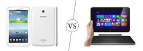 Samsung Galaxy Tab 3 7.0 vs Dell XPS 10 Tablet