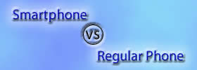 Smartphone vs Regular Phone