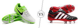 Soccer vs Rugby Cleats