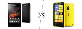 Sony Xperia E vs Nokia Lumia 620