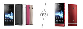 Sony Xperia J vs Sony Xperia P Sony Xperia J vs Sony Xperia P