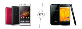 Sony Xperia SP vs Nexus 4 Sony Xperia SP vs Nexus 4