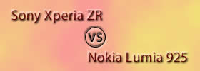Sony Xperia ZR vs Nokia Lumia 925