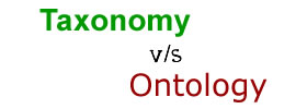 Taxonomy vs Ontology