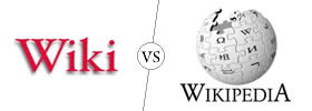 Wiki vs Wikipedia