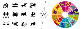 Zodiac Sign vs Rashi