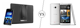 Asus PadFone Infinity vs HTC One Asus PadFone Infinity vs HTC One